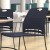 Flash Furniture RUT-NC499A-NAVY-GG Hercules Navy Plastic Stack Chair with Black Powder Coated Sled Base Frame, Carry Handle addl-6