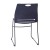 Flash Furniture RUT-NC499A-NAVY-GG Hercules Navy Plastic Stack Chair with Black Powder Coated Sled Base Frame, Carry Handle addl-7