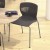 Flash Furniture RUT-NC618-GY-GG Hercules Gray Ergonomic Stack Chair with Lumbar Support and Silver Steel Frame addl-5