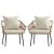 Flash Furniture SB-1960-CH-CREAM-GG 2 Piece Indoor/Outdoor Natural Rope Rattan Wicker Patio Chairs with Cream Cushions addl-11