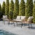 Flash Furniture SB-1960-GY-GG 4 Piece Indoor/Outdoor Natural Rope Rattan Patio Set with Glass Top Coffee Table, Gray Cushions addl-8