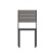 Flash Furniture SB-CA108-GRY-GG Armless Stackable Metal Patio Chair with Faux Teak Poly Slats, Gray/Gray addl-10