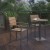 Flash Furniture SB-CA108-WA-NAT-GG Stackable Metal Patio Chair with Arms and Faux Teak Poly Slats, Natural/Gray addl-6
