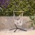 Flash Furniture SB-SH1STAND-GG Black Heavy Duty All-Weather Hanging Hammock Chair C-Stand addl-5