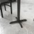 Flash Furniture XU-T2222-GG 22" x 22" Restaurant Table X-Base with 3" Table Height Column addl-7