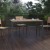 Flash Furniture SB-TB269-NAT-GG Outdoor Dining Table 55" x 31" with Faux Teak Poly Slats and Metal Frame, Natural/Gray addl-6