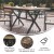 Flash Furniture SB-TB288-NAT-GG X-Frame Outdoor Dining Table 59" x 35.5" with Faux Teak Poly Slats and Metal Frame, Natural/Gray addl-3