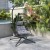 Flash Furniture SDA-AD608001-GY-GG Patio Hanging Wicker Egg Chair with Cushions & Swing Stand, Gray Frame/Gray Cushions addl-5