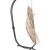 Flash Furniture SDA-AD608001-NAT-GG Patio Hanging Wicker Egg Chair with Cushions & Swing Stand, Natural Frame/Cream Cushions addl-14
