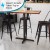 Flash Furniture XU-T2230-BAR-GG 22" x 30" Restaurant Table X-Base with 3" Bar Height Column addl-2