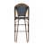 Flash Furniture SDA-AD642001-BS-NVYWH-NAT-GG Indoor/Outdoor French Bistro 30" Barstool, Navy/White and Bamboo Finish addl-7
