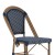 Flash Furniture SDA-AD642001-BS-NVYWH-NAT-GG Indoor/Outdoor French Bistro 30" Barstool, Navy/White and Bamboo Finish addl-8