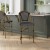 Flash Furniture SDA-AD642001-CS-BKWH-NAT-GG Indoor/Outdoor French Bistro 26" H Counter Height Stool, Black/White and Bamboo Finish addl-5