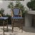 Flash Furniture SDA-AD642001-CS-NVYWH-NAT-GG Indoor/Outdoor French Bistro 26" H Counter Height Stool, Navy/White and Bamboo Finish addl-1