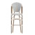 Flash Furniture SDA-AD642001-F-BS-WHGY-NAT-GG Indoor/Outdoor French Bistro 30" Barstool, White/Gray and Bamboo Finish addl-10