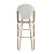 Flash Furniture SDA-AD642001-F-BS-WHGY-NAT-GG Indoor/Outdoor French Bistro 30" Barstool, White/Gray and Bamboo Finish addl-7