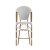 Flash Furniture SDA-AD642001-F-CS-WHGY-NAT-GG Indoor/Outdoor French Bistro 26" H Counter Height Stool, White/Gray and Bamboo Finish addl-10