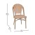 Flash Furniture SDA-AD642001-F-NATWH-LTNAT-GG Indoor/Outdoor French Bistro Stacking Chair, Natural/White PE Rattan, Light Natural Finish addl-4
