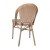 Flash Furniture SDA-AD642001-F-NATWH-LTNAT-GG Indoor/Outdoor French Bistro Stacking Chair, Natural/White PE Rattan, Light Natural Finish addl-7