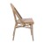 Flash Furniture SDA-AD642001-F-NATWH-LTNAT-GG Indoor/Outdoor French Bistro Stacking Chair, Natural/White PE Rattan, Light Natural Finish addl-9