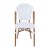 Flash Furniture SDA-AD642001-F-WHGY-NAT-GG Indoor/Outdoor French Bistro Stacking Chair, White and Gray PE Rattan, Natural Finish addl-10