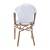Flash Furniture SDA-AD642001-F-WHGY-NAT-GG Indoor/Outdoor French Bistro Stacking Chair, White and Gray PE Rattan, Natural Finish addl-7