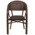 Flash Furniture SDA-AD642003R-1-GG Cocoa Rattan Restaurant Patio Chair with Bamboo-Aluminum Frame addl-8