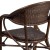 Flash Furniture SDA-AD642003R-1-GG Cocoa Rattan Restaurant Patio Chair with Bamboo-Aluminum Frame addl-9