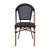 Flash Furniture SDA-AD642107-BK-NAT-GG Indoor/Outdoor French Bistro Stacking Chair, Black Textilene, Natural Finish addl-10