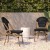 Flash Furniture SDA-AD642107-BK-NAT-GG Indoor/Outdoor French Bistro Stacking Chair, Black Textilene, Natural Finish addl-6