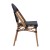 Flash Furniture SDA-AD642107-BK-NAT-GG Indoor/Outdoor French Bistro Stacking Chair, Black Textilene, Natural Finish addl-9