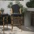 Flash Furniture SDA-AD642107-BS-BK-NAT-GG Stackable Indoor/Outdoor French Bistro 30" Barstool, Black and Bamboo Finish addl-1