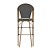 Flash Furniture SDA-AD642107-BS-BK-NAT-GG Stackable Indoor/Outdoor French Bistro 30" Barstool, Black and Bamboo Finish addl-7