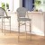 Flash Furniture SDA-AD642107-BS-BLKWH-LTNAT-GG Stackable Indoor/Outdoor French Bistro 30" Barstool, Black/White and Light Bamboo Finish addl-5