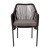 Flash Furniture SDA-AD892006-BK-2-GG 2 Piece All-Weather Black Woven Stacking Club Chairs with Gray Cushions addl-10
