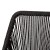 Flash Furniture SDA-AD892006-BK-2-GG 2 Piece All-Weather Black Woven Stacking Club Chairs with Gray Cushions addl-13