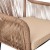 Flash Furniture SDA-AD892006-NAT-2-GG K Set of 2 All-Weather Natural Woven Stacking Club Chairs with Ivory Cushions addl-12