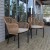 Flash Furniture SDA-AD892006-NAT-2-GG K Set of 2 All-Weather Natural Woven Stacking Club Chairs with Ivory Cushions addl-1
