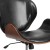 Flash Furniture SD-SDM-2240-5-BK-GG Mid-Back Black LeatherSoft Walnut Wood Conference Office Chair addl-6