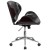 Flash Furniture SD-SDM-2240-5-MAH-BK-GG Mid-Back Black LeatherSoft Mahogany Wood Conference Office Chair addl-5