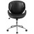 Flash Furniture SD-SDM-2240-5-MAH-BK-GG Mid-Back Black LeatherSoft Mahogany Wood Conference Office Chair addl-6