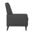 Flash Furniture SG-SX-80415N-BK-GG Mid-Century Modern Black LeatherSoft Button Tufted Pushback Recliner addl-9