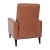 Flash Furniture SG-SX-80415N-BR-GG Mid-Century Modern Cognac Brown LeatherSoft Button Tufted Pushback Recliner addl-5