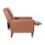 Flash Furniture SG-SX-80415N-BR-GG Mid-Century Modern Cognac Brown LeatherSoft Button Tufted Pushback Recliner addl-6