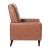 Flash Furniture SG-SX-80415N-BR-GG Mid-Century Modern Cognac Brown LeatherSoft Button Tufted Pushback Recliner addl-7