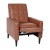 Flash Furniture SG-SX-80415N-BR-GG Mid-Century Modern Cognac Brown LeatherSoft Button Tufted Pushback Recliner addl-9