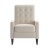 Flash Furniture SG-SX-80415N-CRM-GG Mid-Century Modern Cream LeatherSoft Upholstered Button Tufted Pushback Recliner addl-10
