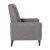 Flash Furniture SG-SX-80415N-GY-GG Mid-Century Modern Gray Fabric Button Tufted Pushback Recliner addl-7