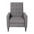 Flash Furniture SG-SX-80415N-GY-GG Mid-Century Modern Gray Fabric Button Tufted Pushback Recliner addl-8