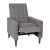 Flash Furniture SG-SX-80415N-GY-GG Mid-Century Modern Gray Fabric Button Tufted Pushback Recliner addl-9